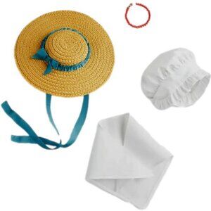 American Girl FELICITY ACCESSORIES for 18 Inch Dolls Retired Hat Necklace NEW